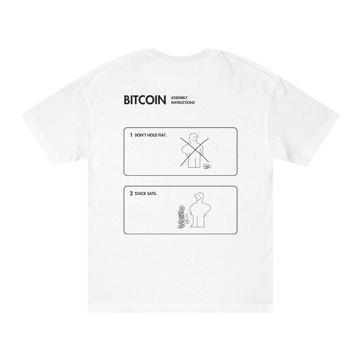 BITCOIN ASSEMBLY INSTRUCTIONS CLASSIC TEE