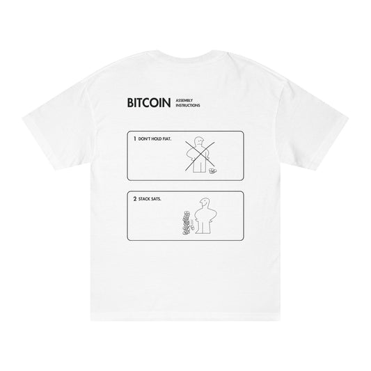 BITCOIN ASSEMBLY INSTRUCTIONS CLASSIC TEE
