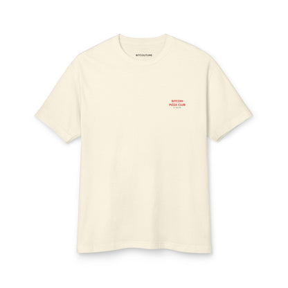 BITCOIN PIZZA CLUB HEAVYWEIGHT TEE