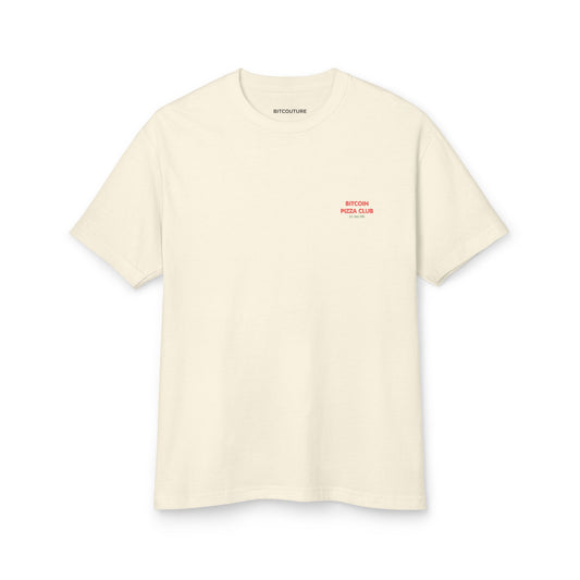 BITCOIN PIZZA CLUB HEAVYWEIGHT TEE