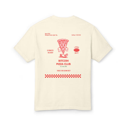 BITCOIN PIZZA CLUB HEAVYWEIGHT TEE
