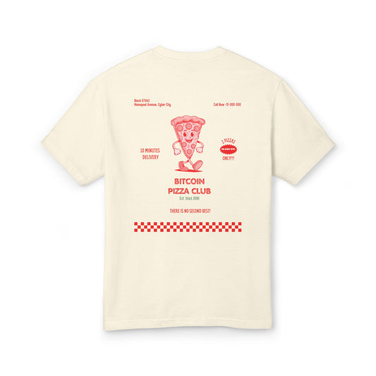 BITCOIN PIZZA CLUB HEAVYWEIGHT TEE